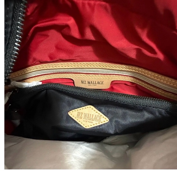 NWT MZ Wallace Black Chain Strap Shoulder/Crossbody Bag - Picture 6 of 8